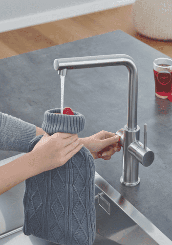 Купить Смеситель Grohe Red Duo New 30327DC1 для кухни с водонагревателем по низкой цене