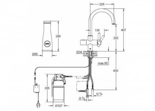 Купить Смеситель Grohe Blue Pure 33249001 для кухни по низкой цене