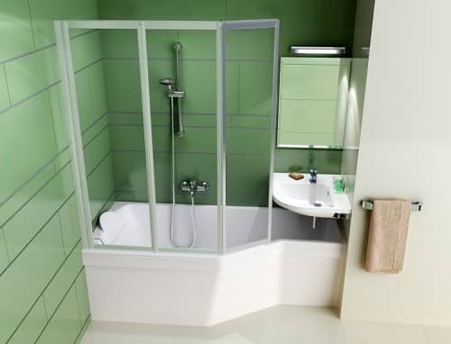 Купить Смеситель Ravak Rosa RS 022.00/150 для ванны настенный по низкой цене