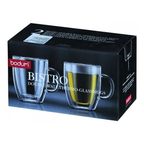 Купить Набор термокружек BODUM Bistro, 0.48л, цвет прозрачный по низкой цене