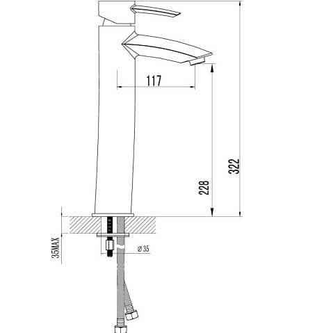 Купить Смеситель Lemark Atlantiss LM3209C для раковины по низкой цене