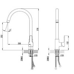 Купить Смеситель Lemark Basis LM3605C для кухни по низкой цене