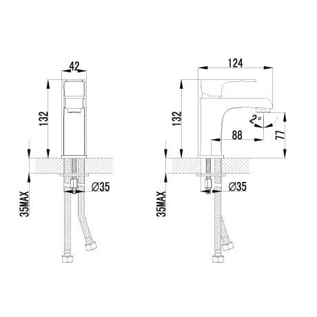 Купить Смеситель Lemark Plus Factor LM1606C для раковины по низкой цене
