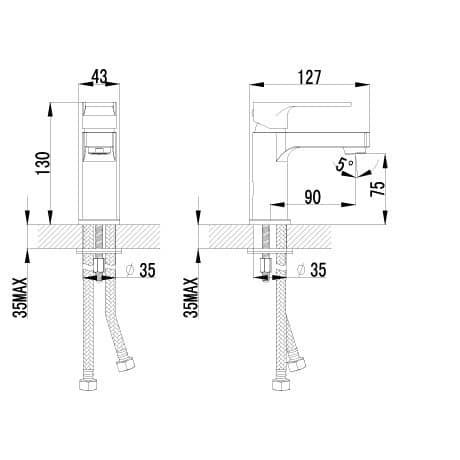 Купить Смеситель Lemark Plus Grace LM1506C для раковины по низкой цене