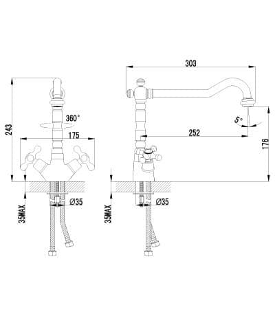 Купить Смеситель Lemark Standard LM2109C для кухни по низкой цене