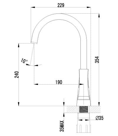Купить Смеситель Lemark Unit LM4555C для кухни по низкой цене