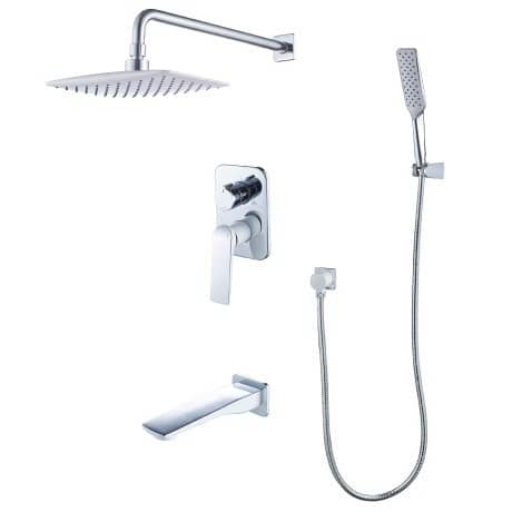 Душевой гарнитур Lemark Allegro LM5922CW для ванны и душа встраиваемый