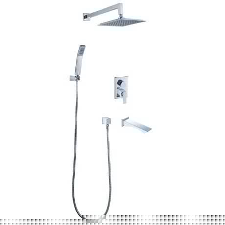 Душевой гарнитур Lemark Contest LM5822CW для ванны и душа встраиваемый