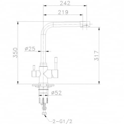 Купить Смеситель Lemark Expert LM5060S для кухни по низкой цене