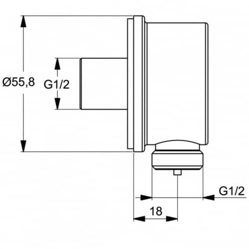 Смеситель для душа Ideal Standard Ceraplan 2 A5960AA