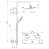 Купить Стойка Ideal Standard Idealrain Cube A5833AA душевая по низкой цене