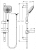 Душевая система Ideal Standard Set Ceraplan III B1118AA Душевой гарнитур Ideal Standard Set Ceraplan III B1118AA