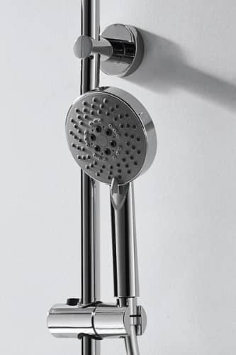 Купить Стойка Bravat Waterfall SS F639114C-A3-RUS душевая с термостатом по низкой цене