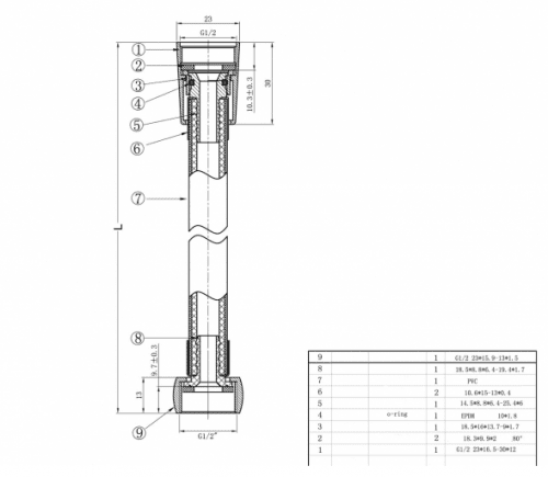 Купить Шланг Bravat P7231N-1-RUS душевой 200 см по низкой цене