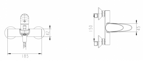 Купить Смеситель Bravat Drop F64898C-01A для ванны по низкой цене