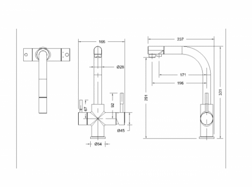 Купить Смеситель Bravat Palace F729261CP-RUS для кухни по низкой цене