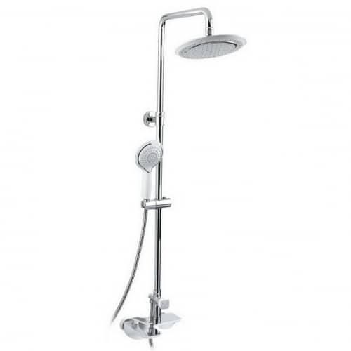 Купить Стойка Timo Helmi SX-1070/00-16 (412) chrome white душевая по низкой цене