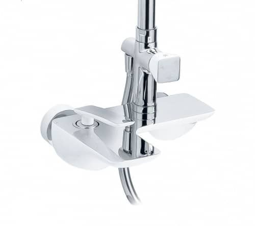 Купить Стойка Timo Helmi SX-1070/00-16 (712) chrome white душевая по низкой цене