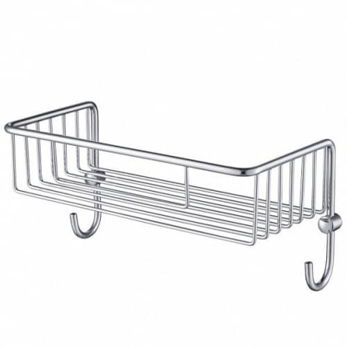 Купить Полка Timo Nelson 150081/00 chrome подвесная с крючками по низкой цене