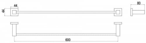 Купить Полотенцедержатель Timo Selene 10053/00 chrome по низкой цене