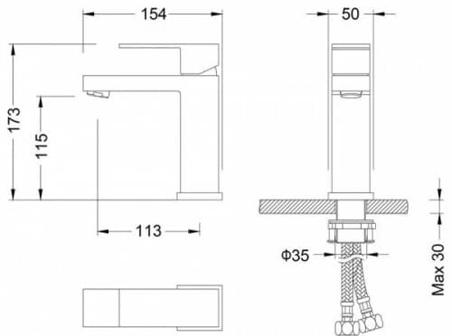 Купить Смеситель Timo Selene 2061/00F для раковины chrome по низкой цене