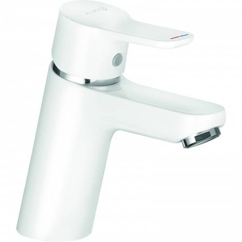 Купить Смеситель Kludi Pure&Easy 370289165 для раковины белый/хром по низкой цене