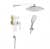 Душевая система Timo Helmi SX-4069/00-16SM chrome white Душевой гарнитур Timo Helmi SX-4069/00-16SM chrome white