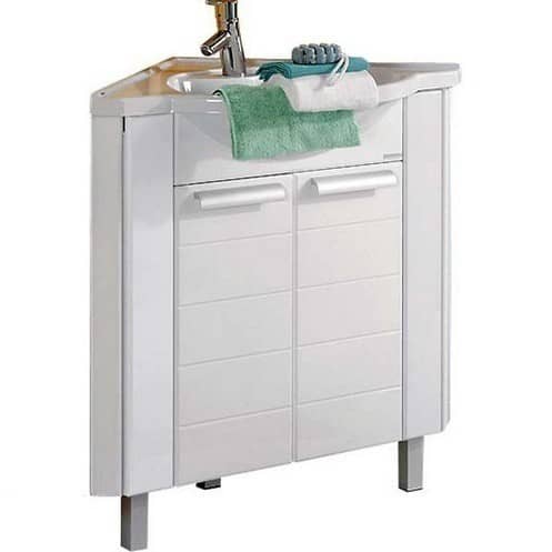 Купить Тумба Акватон Альтаир 62 под раковину 1A042601AR010 угловая белая по низкой цене