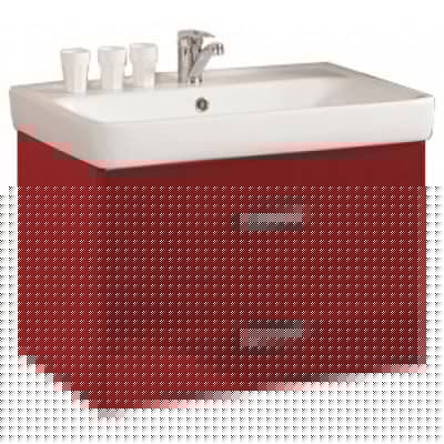 Купить Тумба Акватон Америна 70 под раковину 1A137601AM940 бордо по низкой цене