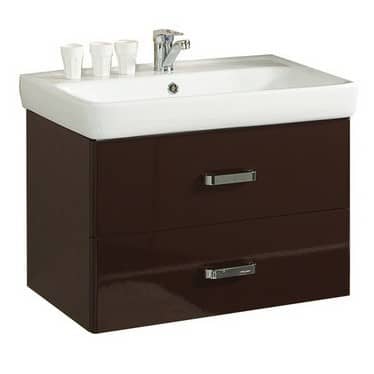 Купить Тумба Акватон Америна 70 под раковину 1A137601AM430 темно-коричневая по низкой цене
