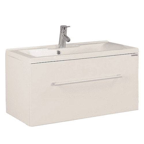 Купить Тумба Акватон Мадрид 80 М под раковину 1A126801MA010 белая с ящиком по низкой цене