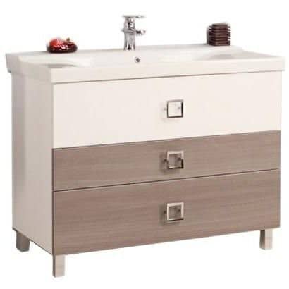 Купить Тумба Акватон Стамбул 105 под раковину 1A127301ST580 лиственница по низкой цене