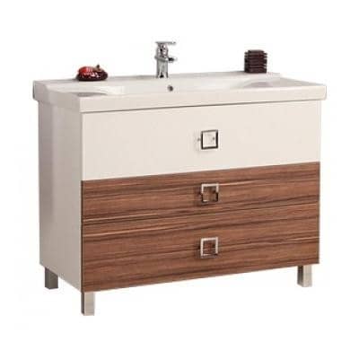 Купить Тумба Акватон Стамбул 85 М под раковину 1A145901ST560 эбони темный по низкой цене