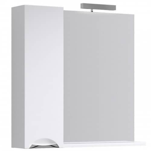 Купить Зеркало Aqwella Лайн 85 со шкафом 850x820х170 мм по низкой цене