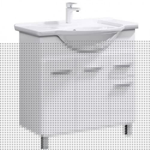 Купить Тумба Aqwella Корсика 85 под раковину белая 810x800х350 мм по низкой цене