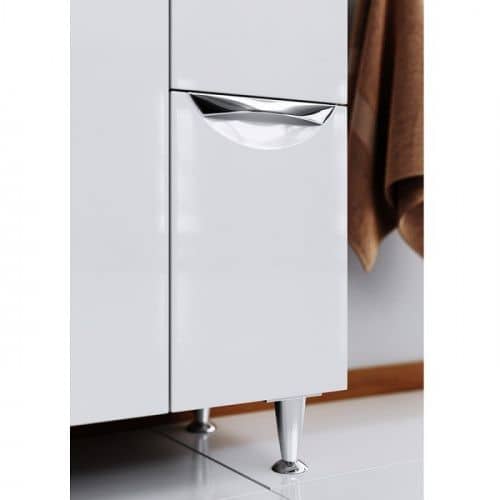 Купить Тумба Aqwella Лайн 105 под раковину белая 1000x810x330 мм по низкой цене