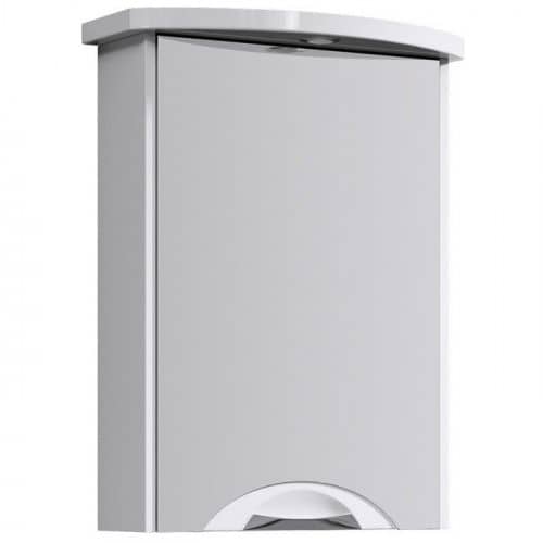 Купить Шкаф-зеркало Aqwella Ультра Люкс 65 белый 600x720х256 мм по низкой цене