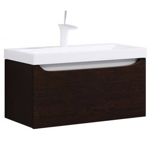 Купить Тумба Aqwella 5 звезд Верона 80 под раковину Венге трюфель 800х400х400 мм по низкой цене