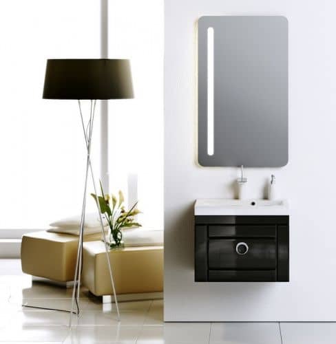 Купить Тумба Aqwella 5 звезд Инфинити 60 под раковину черная 600х420х400 мм по низкой цене