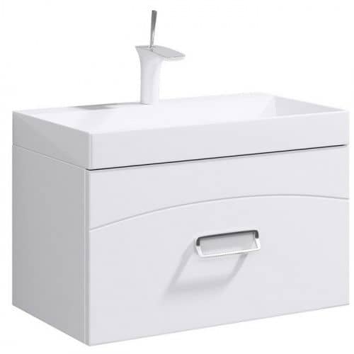 Купить Тумба Aqwella Темпо 70 под раковину белая 700х385х400 мм по низкой цене