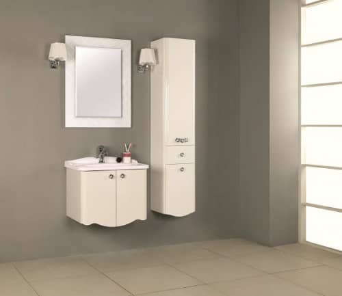 Купить Зеркало Акватон Венеция 75 1A151102VNL10 белое по низкой цене