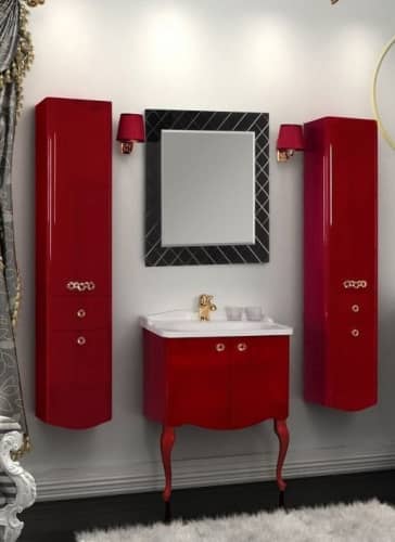 Купить Зеркало Акватон Венеция 90 1A155702VNL20 черное по низкой цене