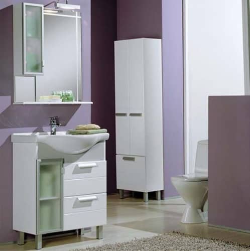 Купить Шкаф Акватон Альтаир зеркальный 65 L левый 1A100002AR01L по низкой цене