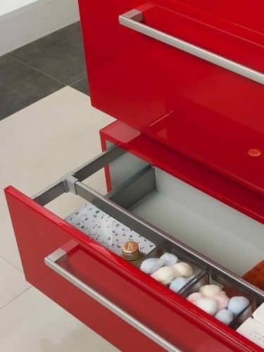 Купить Комод Акватон Мадрид 100 М бордо темный 1A127903MA940 по низкой цене