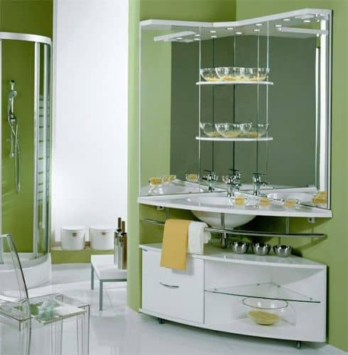 Купить Тумба Акватон Корнер 100 L 1A004701KR01L левая угловая по низкой цене