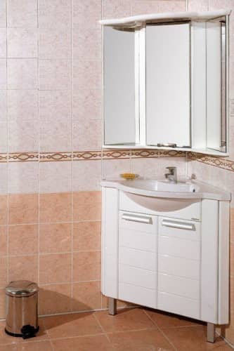 Купить Тумба Акватон Альтаир 62 под раковину 1A042601AR010 угловая белая по низкой цене