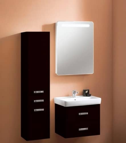 Купить Тумба Акватон Америна 60 под раковину 1A135401AM950 чёрная по низкой цене