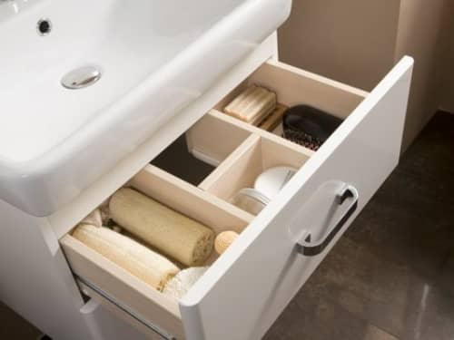 Купить Тумба Акватон Америна Н 80 под раковину 1A169401AM010 белая по низкой цене