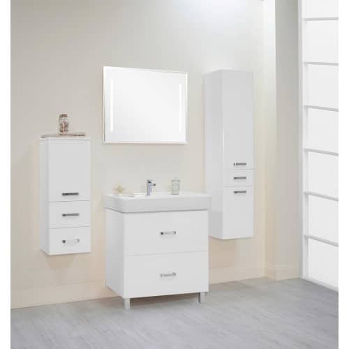 Купить Тумба Акватон Америна Н 80 под раковину 1A169401AM010 белая по низкой цене