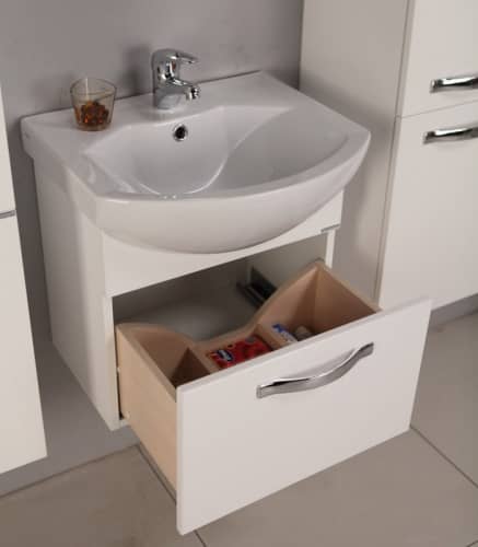 Купить Тумба Акватон Ария 65 под раковину 1A134001AA010 белая по низкой цене